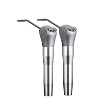 Dental Air Water Syringe Triple 3 Way 2 Nozzles Tips Metal Handle + 4 Nozzles Tips by TDOUBEAUTY
