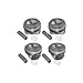 4Pcs EA113 Engine Pistons & Rings Φ20mm / 82.5mm 06D107066C Compatible For Audi A4 VW 2.0 TFSI BWA BPY Car Accessories Parts Replacement