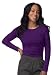Sivvan Women's Comfort Long Sleeve T-Shirt / Underscrub Tee - S8500 - Purple - M