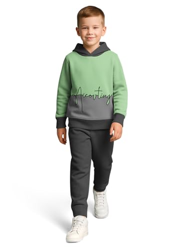 Image of HELLCAT Trendy Co-ords With Hoodie Sweatshirt and Trackpant Clothing Set for Boys