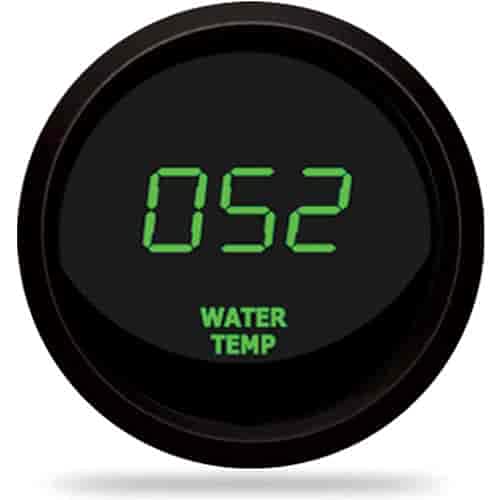 Intellitronix 21/16 LED Digital Water Temp Gauge 18255 Degr Automotive Instrument Panel Water