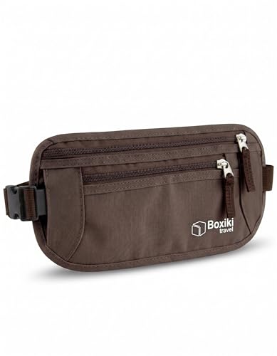 Ceinture Porte-Monnaie RFID Pochette Voyage Sécurité pour Passeport, Téléphone et Cartes - Banane Voyage...