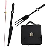 CTIRCHIU Kit de Mecanismo de Reloj de Pared Silencioso 0087, Conjunto de Repuesto de Cuarzo sin Marco, Plástico Duradero, Reparación DIY para Maquinaria y Movimiento Preciso