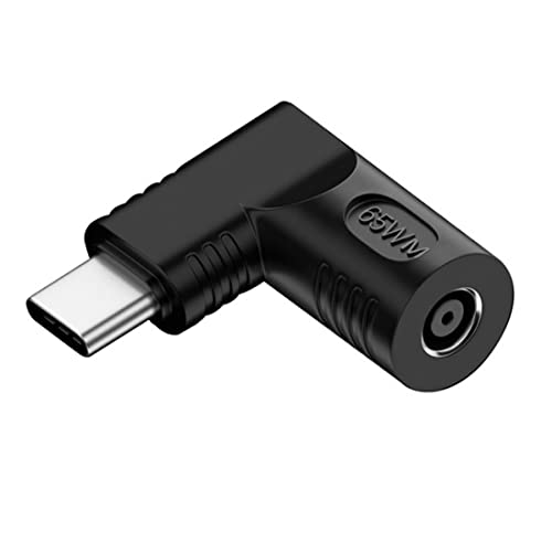 Adaptador de alimentación chenyang con entrada DC 4.5x3.0 mm a USB C 65W angular