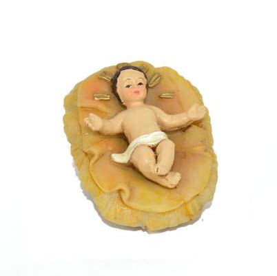 New Home Statuina Bambino Gesù Culla, 4 cm