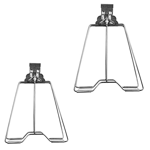 Happyyami 2pcs Chicken Grilling Clamps BBQ Clip for Home Grilling Outdoor Picnics Easy to Clean Roast Clamp for Various Barbecue Scenarios