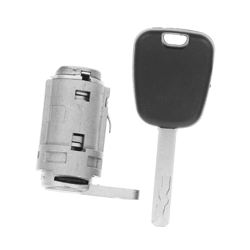SHINEOFI 1 Ensemble Serrure de Porte Automobile avec Clé Cylindre de Verrouillage sans pour Entretien et Remplacement de