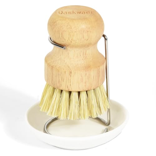 Wooden Dish Brushes, Dish Dishwashing Brush for Cleaning Dishes, ...