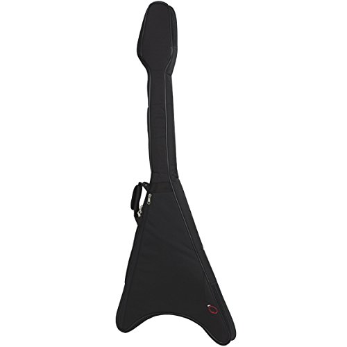 Ortola 6138 Housse pour Basse électrique Flying V Noir - Les Beatles, Paul McCartney, John Lennon, RIngo Starr, George Harrison Ortola 6138 Housse pour Basse électrique Flying V Noir