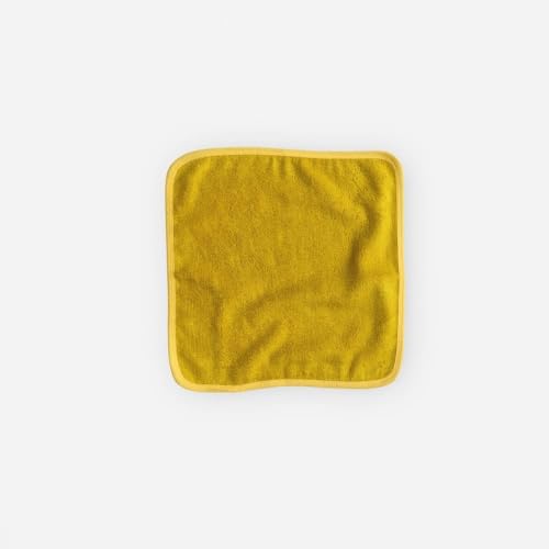 Cocoon Care| Soft Bamboo Fabric| Baby Face Towel| 0-12 Months|Mustard Color| for Boys & Girls| Towel/Washcloth for Baby| Skin Friendly, Washable Towel