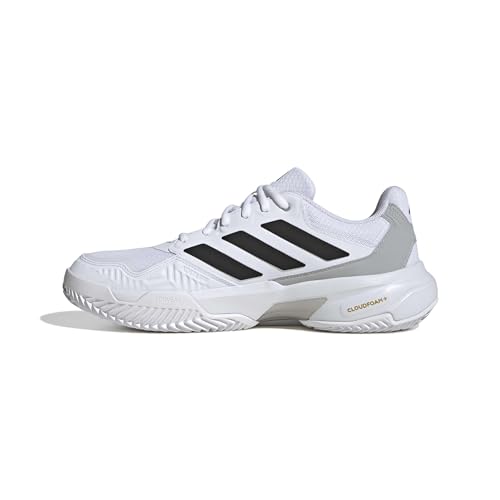 adidas Herren Courtjam Control 3 Clay Tennis Shoes, FTWR White/core Black/Grey Two, 46 2/3 EU – Ansicht 1