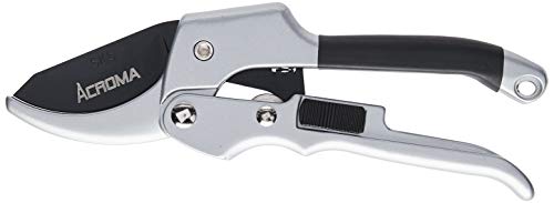 Acroma Professional 8'' Anvil Pruner High Carbon SK5 Steel Hand Pruning Shears Garden Clippers Tree Trimmer