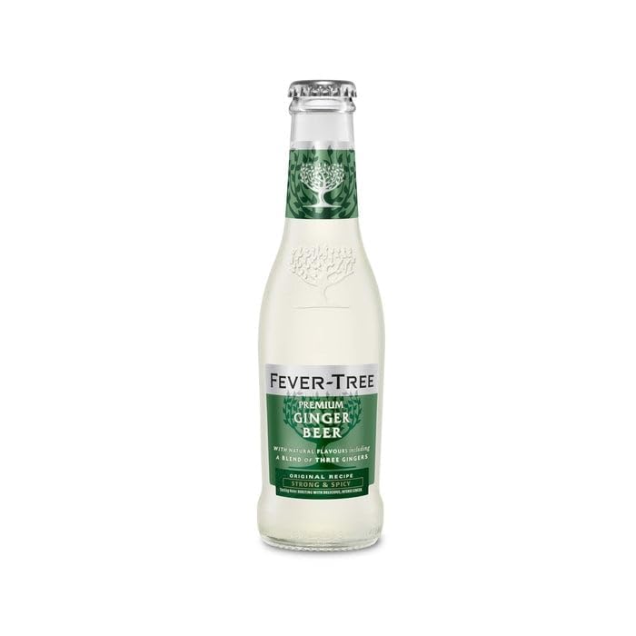 Fever Tree Fever Tree Premium Ginger Beer, Intenso y Picante 4 x 20cl