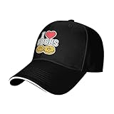 Gorra De Béisbol Me Encantan Las Tetas Gorra De Béisbol De Caza Casual Ajustable Unisex Sombreros, para Cámping, Exterior, Playa, 55-59cm