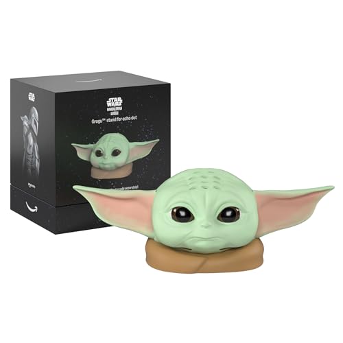 Image of Echo Dot Star Wars Bundle: Includes Echo Dot, Glacier White and Grogu Stand | Limited Edition
