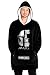 Produktbild The Mandalorian Oversized Hoodie Herren, Star Wars Fleece Riesen Pullover Herren Hoodie Blanket (Schwarz/Weiß)