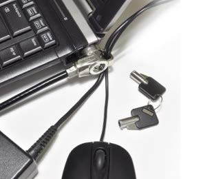 Cable de seguridad universal con cerradura de llave Compulocks CL20T antirrobo