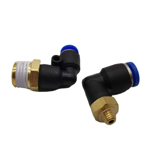 Conector neumático para reparar fugas de aire comprimido en codo rápido 6mm 5