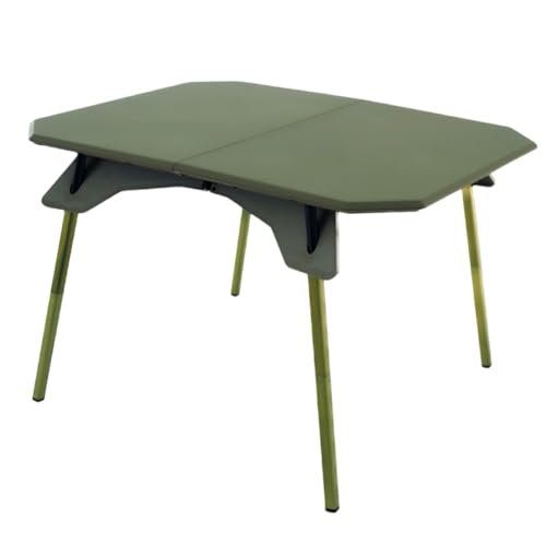 Mesas plegables para exteriores, portátiles, ligeras, para picnic, escritorio, compactas, mesas de camping con alturas ajustables