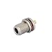 2pcs Rf Wire Coaxial Cable Terminal Copper Alloy Connector N Jack Bulkhead O-Ring Straight Solder for Rg402 0.141 Ships from USA