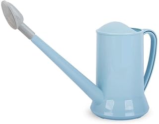 Práctico aspersor de jardinería herramienta de plástico ligero para riego eficiente de plantas en interiores y exteriores (azul)