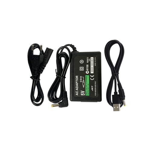 CHILDMORY Adaptador de Alimentación Sector con Cable de Carga USB 2m para PSP 1000 2000 3000 Consola