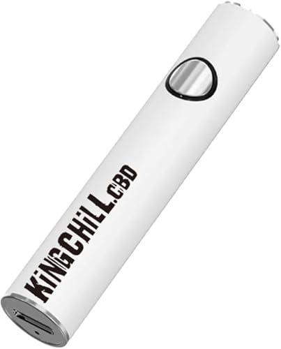 CBD���L�b�h ���d�� ��e�� 510�K�i �p���[�o�b�e���[ 2.5V / 3.3V / 4.2V �d�q�^�o�R VAPE 400mAh �y���^ 510�X���b�h Type-C mod ���F�|���C�U�[ KC LOGO ver KiNGCHiLL(�L���O�`��)