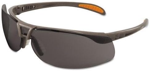 Sperian Protection S4211 Protege Safety Glasses, Ultra-dura Anti-Scratch, Sandstone Frame, Gray Lens