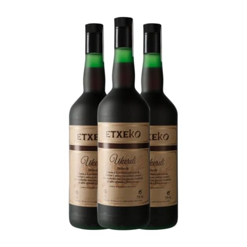 Pacharán Patxarana Etxeko Ukerdi Sanza Navarra 1 L (Caja de 3 Botellas de 1 L)