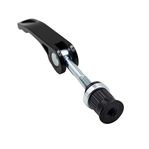 Yoohey 5PCS Seat Post Clamp Quick Release Bicycle Seatpost Clamp Aluminium Alloy Bike Seat Post Clamp Cycling Part Accessory for Mountain Road Bike (Black) - Thumbnail 3