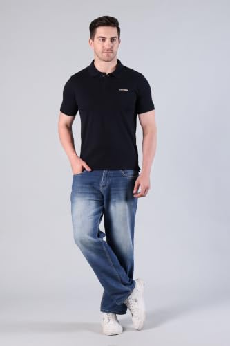 Image of Classic Polo | Comfortable Rich Cotton Blend, Band Collar, Regular Fit | Stylish & Premium All Day Wear