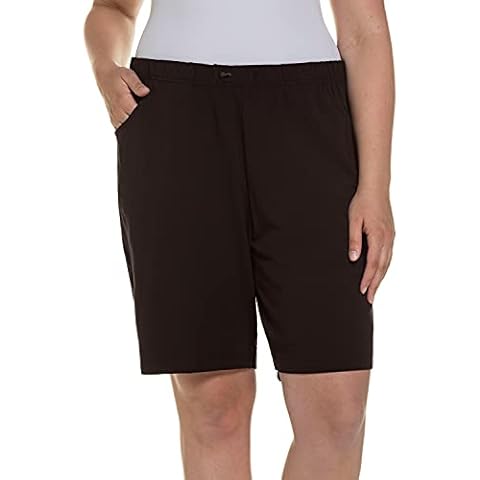 Ulla Popken Women's Jersey Short, Black, 18 (14 US) Cover