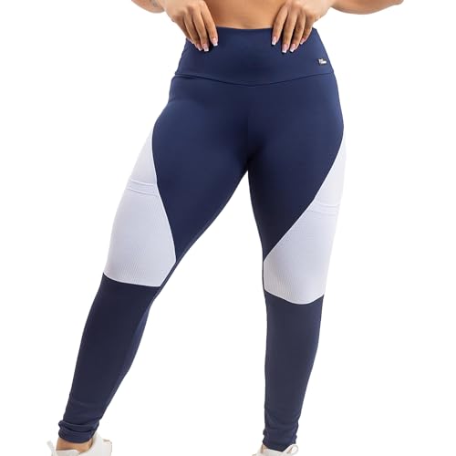 VIÉRE - Calça Legging Fitness Zero Transparência Cós Duplo com Bo...