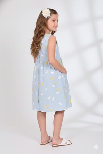 Image of VIKITA 2017 Girls Embroidery Cotton Long Sleeve Flower Dresses LH5460 for 1-8 Years ?-