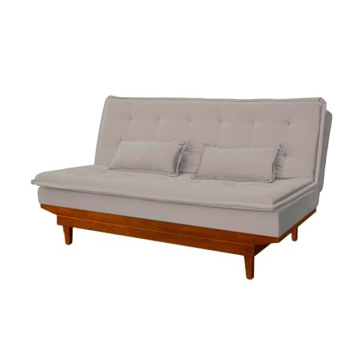 Sofá Cama Sara Reclinavel Casal 3 Lugares Com Tecido Veludo (Bege Areia)