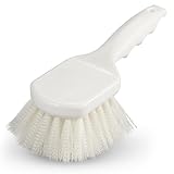 Carlisle 3662000 Flo-Pac Plastic Handle Utility Scrub Brush, Nylon Bristles, 2