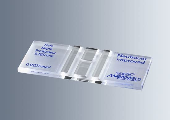 Cell Counting Chamber Brightline 0610010 Neubauer Improved MarienfeId