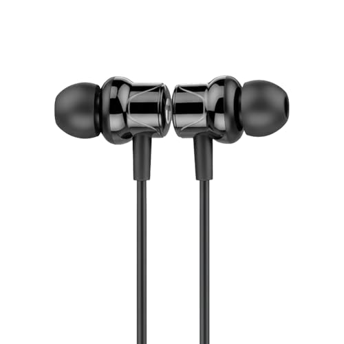 Toreto TUNZ PRO C Type-C Wired Earphone with in-Line Microphone, Signature Sound,Magnetic Earbuds, 13mm Driver for Enhanced Bass,Wide Compatibility, 120cm Cable (Black)