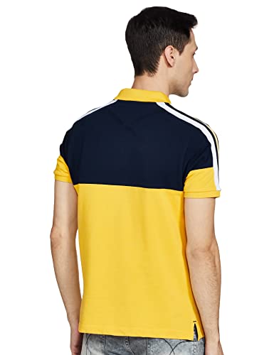 Image of Arrow Sports Men's Regular Polo Shirt (ASAATS3342 Me. Yellow x-Large)