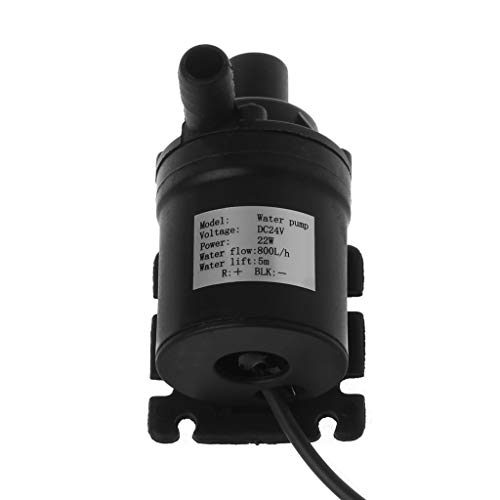 800L/H 5m DC 24V Solar Brushless Motor Water Circulation Submersible Water Pump