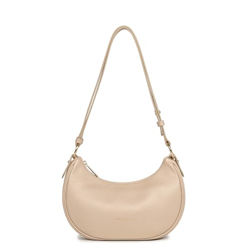 Petit sac besace Milano Aria en cuir souple pour femme