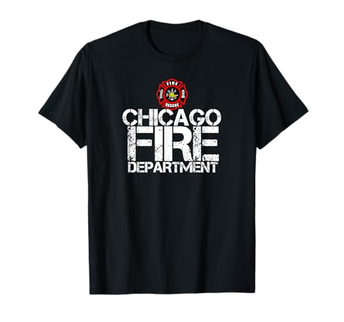 Chicago Fire Department T-shirt Firehouse Tee Shirt T-Shirt