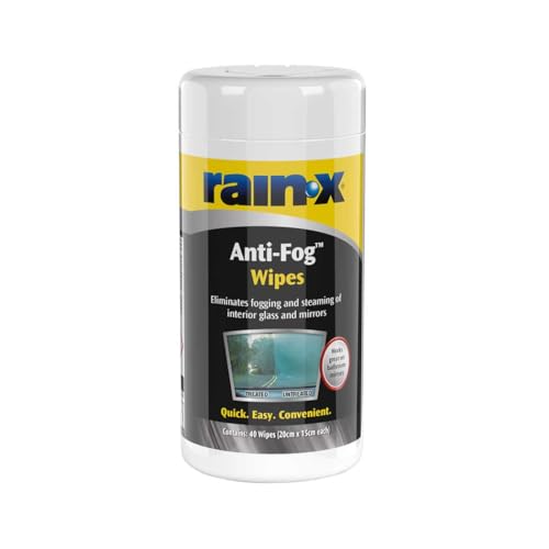 Rain-X Toallitas Anti-vaho Parabrisas Coche 40 Unidades