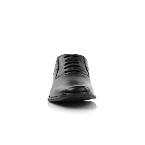 Image of Ferro Aldo Men's Classic Cap Toe Oxford Dress Shoe Collection | Perfect for Formal, Business, and Wedding Attire