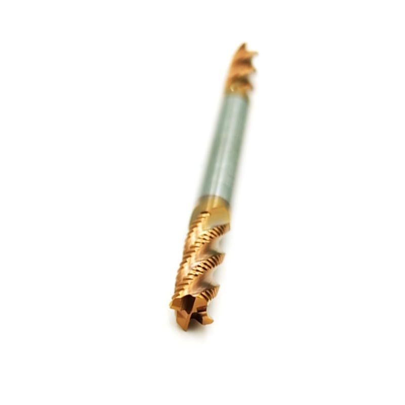 Image of 2pcs /Package HRC45 4Flutes shank Dia1 /4 Inches Tungsten Solide Carbide Double end Roughing End Mills For CNC Router Bit wood metal cutter mill tool CNC milling cutter (2pcs, 1 /4 inchx1 /4 inchx3 /4 inchx3 inch)