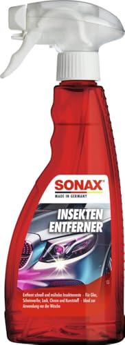 SONAX InsektenEntferner (500 ml) entfernung von Insektenresten auf Glas-, Lack-, Chrom- und Kunststoffoberflächen | Art-Nr. 05332000