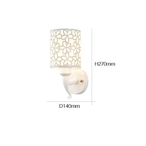 Aplique de pared cromado con diseño hueco moderno para iluminar el dormitorio y pasillo 8