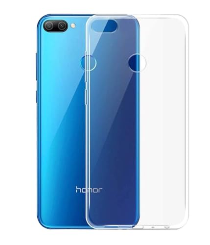 Image of COVERBLACK Flexible Rubber Case Back Cover Compatible for Huawei Honor 9N - Transparent