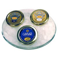 Vista 2 de Set de regalo de muestra de caviar ruso Osetra - sin cuchara
