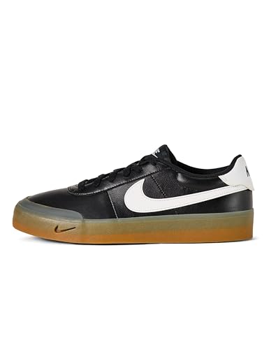 Nike Mens Court Shot Shoes Black/White-Gum Light Brown 9.5